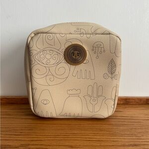 Jungalow Travel Jewelry Pouch with Button Detail